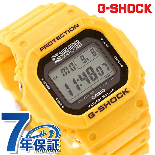 G-5600SFJ-9DR ｜ カシオ Gショック デジタル 5600シリーズ SURFRIDER FOUNDATION JAPAN コラボレーションモデル ソーラー