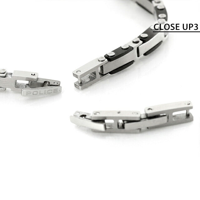 ポリス ブレスレット メンズ ブランド POLICE SPIRE GB0039201 シルバー アクセサリー GB0039201
