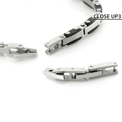 ポリス ブレスレット メンズ ブランド POLICE SPIRE GB0039201 シルバー アクセサリー GB0039201