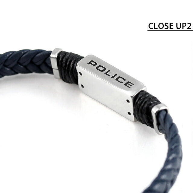 ポリス ブレスレット メンズ ブランド POLICE RIDGECORD GB0079501 ネイビー アクセサリー GB0079501