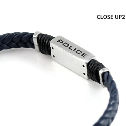 ポリス ブレスレット メンズ ブランド POLICE RIDGECORD GB0079501 ネイビー アクセサリー GB0079501