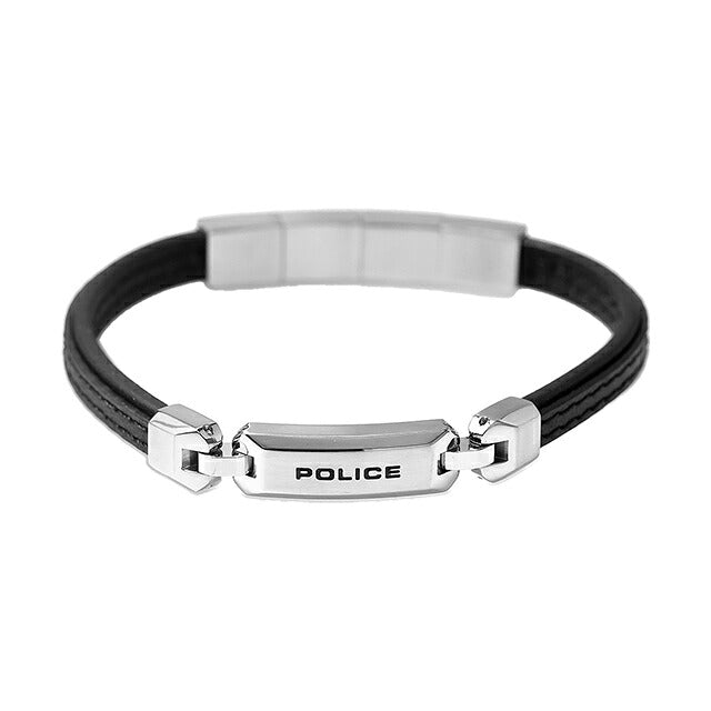 ポリス ブレスレット メンズ ブランド POLICE LAYERLOCK GB0082901 ブラック シルバー アクセサリー GB0082901