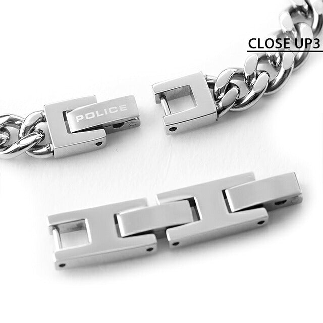 ポリス ブレスレット メンズ ブランド POLICE LAYERLOCK GB0082905 シルバー アクセサリー GB0082905