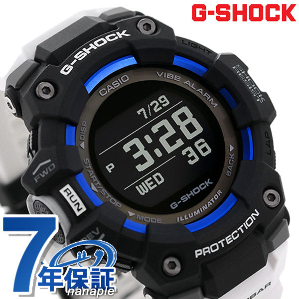 gショック ジーショック G-SHOCK メンズ 腕時計 ジースクワッド GBD-100-1A7DR 時計 Bluetooth ブラック ホワイト カシオ CASIO GBD-100-1A7DR