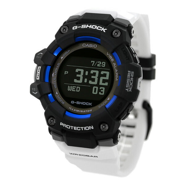 gショック ジーショック G-SHOCK メンズ 腕時計 ジースクワッド GBD-100-1A7DR 時計 Bluetooth ブラック ホワイト カシオ CASIO GBD-100-1A7DR