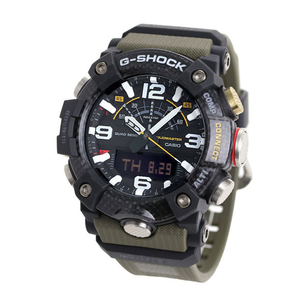 gショック ジーショック G-SHOCK アナデジ GG-B100 マッドマスター GG-B100-1A3DR 腕時計 ブラック グリーン カシオ CASIO GG-B100-1A3DR