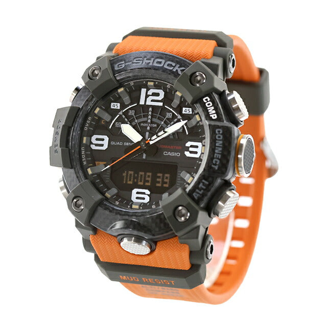 GG-B100X-1A9DR | Casio G-Shock Master of G-Land Mud Master Quartz Battery Operated