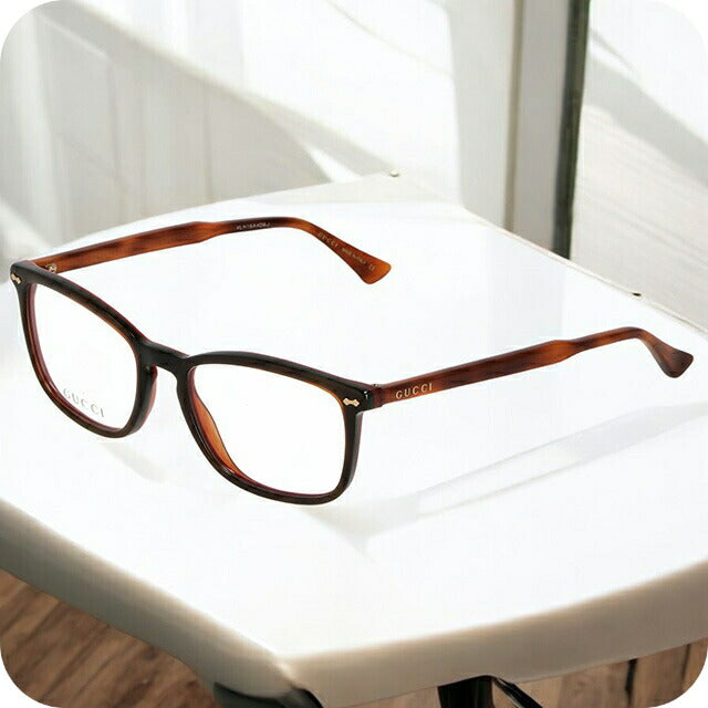 グッチ 眼鏡 メンズ レディース ブランド GUCCI GG0188O ブラウン GG0188O-005-INT-OPT-UNI