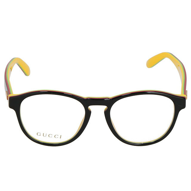 グッチ 眼鏡 メンズ レディース ブランド GUCCI GG0273O ブラック/イエロー GG0273O-005-INT-OPT-UNI