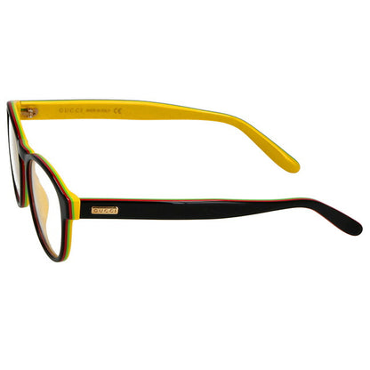 グッチ 眼鏡 メンズ レディース ブランド GUCCI GG0273O ブラック/イエロー GG0273O-005-INT-OPT-UNI