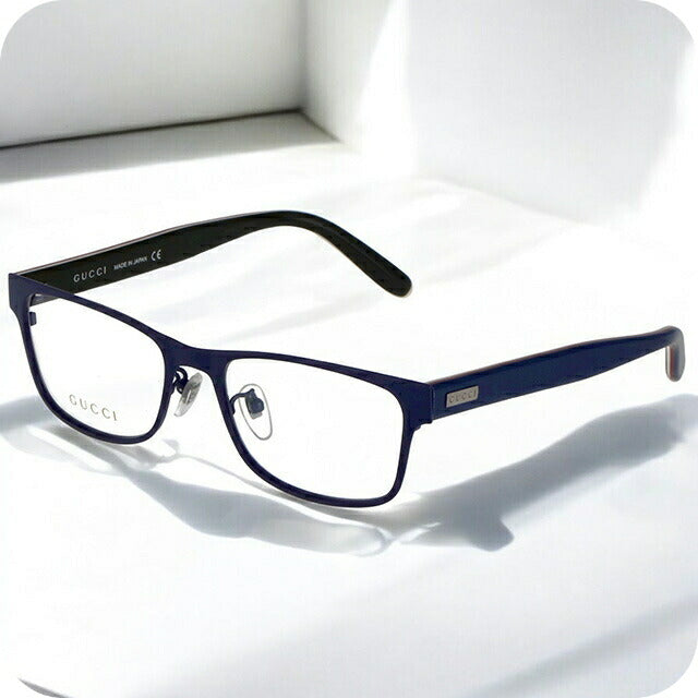 グッチ 眼鏡 メンズ レディース ブランド GUCCI GG0274OJ ネイビー GG0274OJ-005-JPN-OPT-UNI