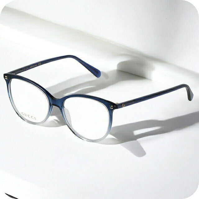 グッチ 眼鏡 レディース ブランド GUCCI GG0550O ブルー GG0550O-008-INT-OPT-LDY