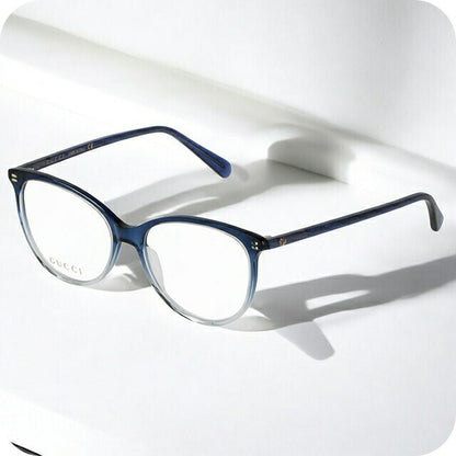 グッチ 眼鏡 レディース ブランド GUCCI GG0550O ブルー GG0550O-008-INT-OPT-LDY