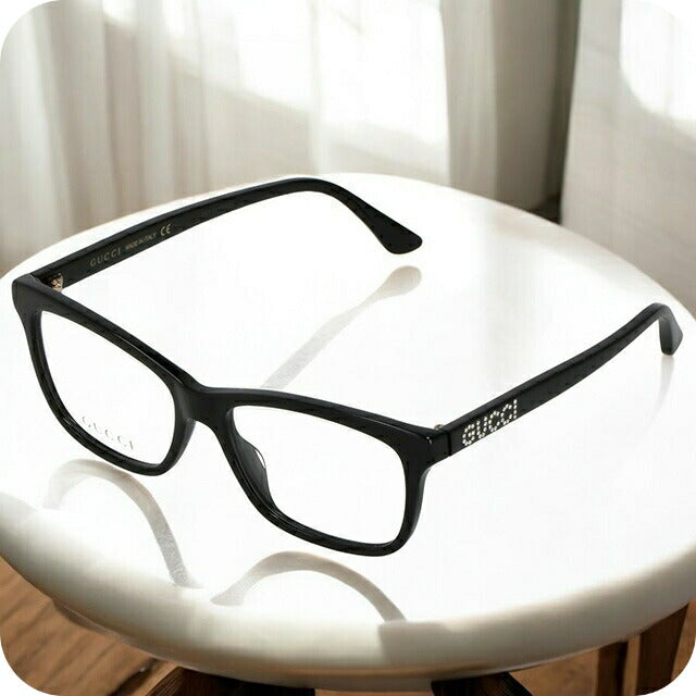 グッチ 眼鏡 レディース ブランド GUCCI GG0731O ブラック GG0731O-001-INT-OPT-LDY