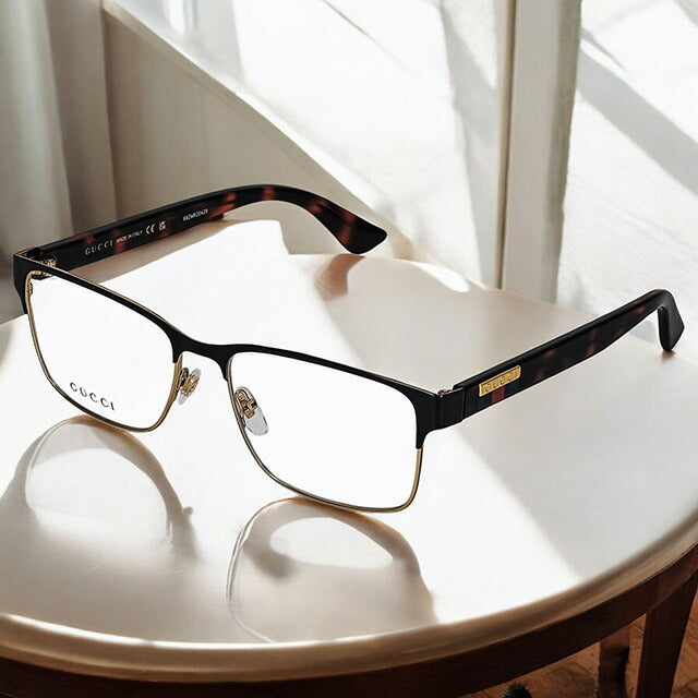 グッチ 眼鏡 メンズ ブランド GUCCI GG0750O ブラウン GG0750O-006-INT-OPT-MEN