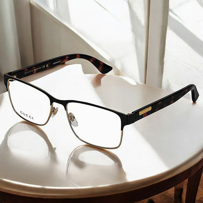 グッチ 眼鏡 メンズ ブランド GUCCI GG0750O ブラウン GG0750O-006-INT-OPT-MEN