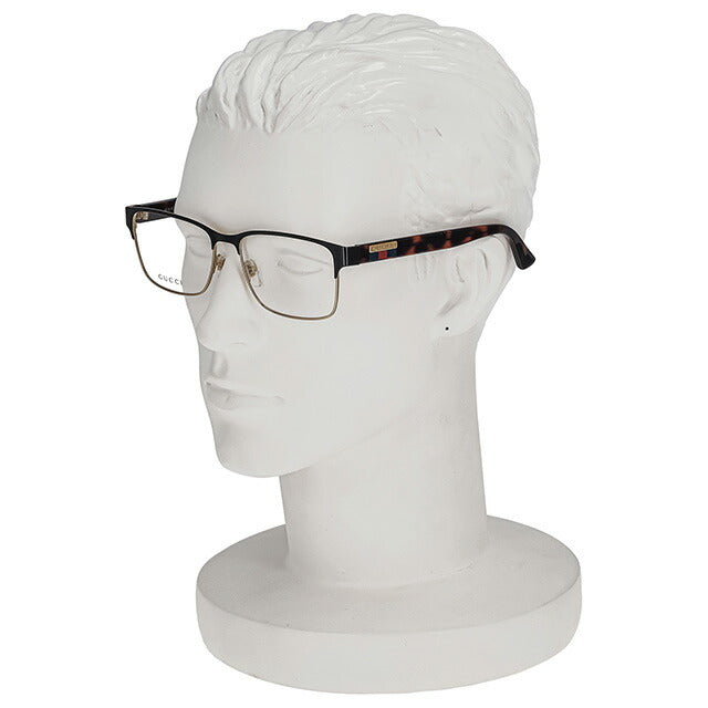 グッチ 眼鏡 メンズ ブランド GUCCI GG0750O ブラウン GG0750O-006-INT-OPT-MEN