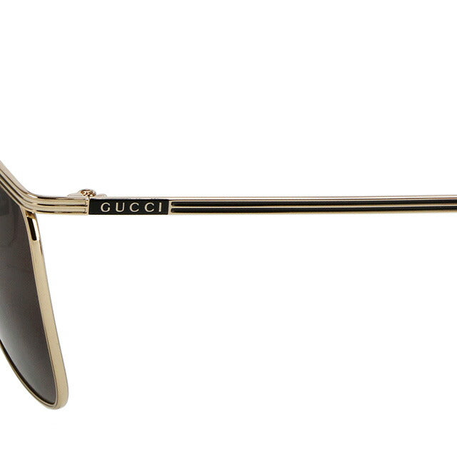グッチ サングラス メンズ ブランド GUCCI GG0821S ゴールド/グレー GG0821S-001-INT-SUN-MEN
