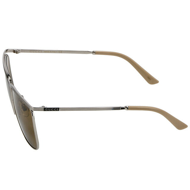 グッチ サングラス メンズ ブランド GUCCI GG0821S シルバー/ブラウン GG0821S-002-INT-SUN-MEN