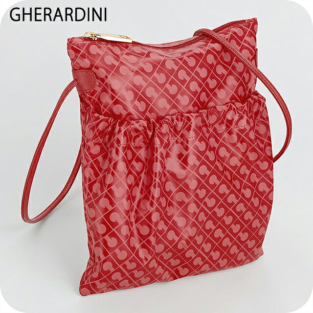ゲラルディーニ ショルダーバッグ レディース ブランド GHERARDINI Italy GH0231 COR レッド 斜めがけ 高級 おしゃれ プレゼント 女性 実用的 かわいい