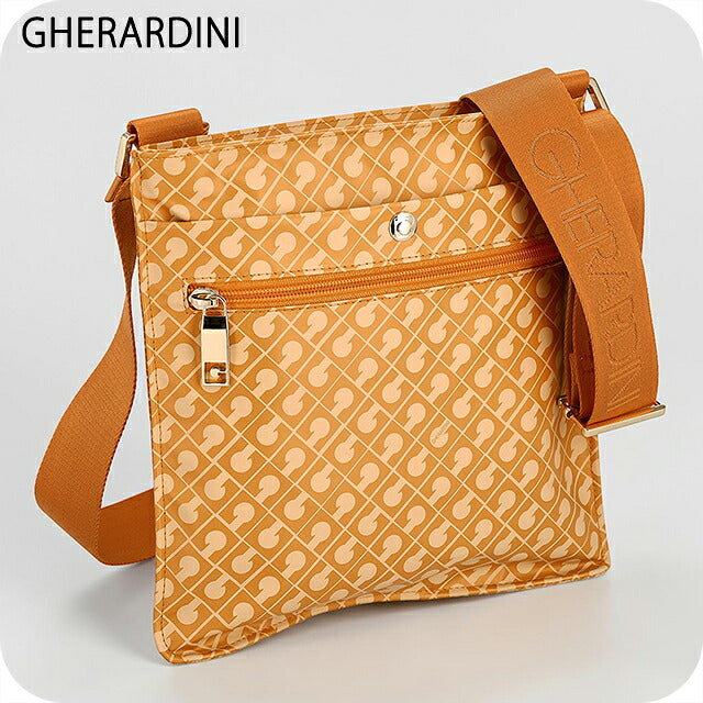 ゲラルディーニ ショルダーバッグ レディース ブランド GHERARDINI Italy GH0267 ALBCC オレンジ 斜めがけ 高級 おしゃれ プレゼント 女性 実用的 かわいい