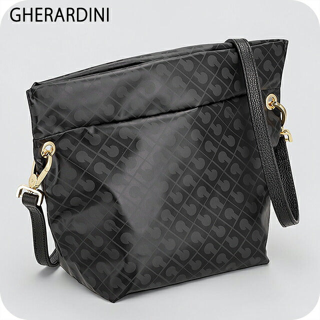 ゲラルディーニ ショルダーバッグ レディース ブランド GHERARDINI Italy GH0310 EXCAL ブラック 斜めがけ 高級 おしゃれ プレゼント 女性 実用的 かわいい
