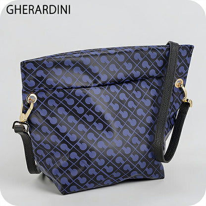 ゲラルディーニ ショルダーバッグ レディース ブランド GHERARDINI Italy GH0310 ODISS ネイビー/ブラック 斜めがけ 高級 おしゃれ プレゼント 女性 実用的 かわいい