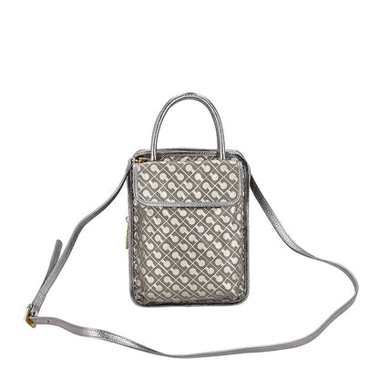 ゲラルディーニ ショルダーバッグ レディース ブランド GHERARDINI Italy GHB0102 ARGSU グレージュ/シルバー 斜めがけ 高級 おしゃれ プレゼント 女性 実用的 かわいい