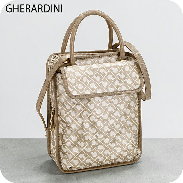 ゲラルディーニ ショルダーバッグ レディース ブランド GHERARDINI Italy GHB0102 CRETA ベージュ 斜めがけ 高級 おしゃれ プレゼント 女性 実用的 かわいい