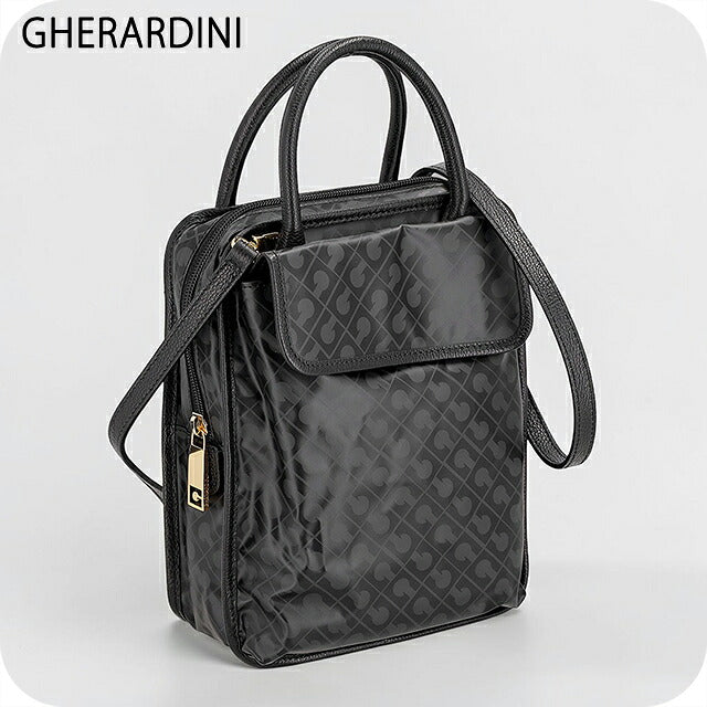 ゲラルディーニ ショルダーバッグ レディース ブランド GHERARDINI Italy GHB0102 EXCAL ブラック 斜めがけ 高級 おしゃれ プレゼント 女性 実用的 かわいい