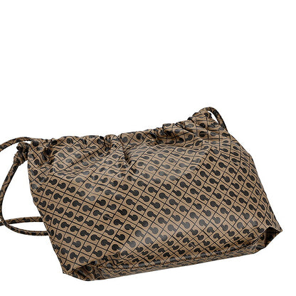 ゲラルディーニ ショルダーバッグ レディース ブランド GHERARDINI Italy GHB0210 TOFFE ブラウン/ダークブラウン 斜めがけ 高級 おしゃれ プレゼント 女性 実用的 かわいい