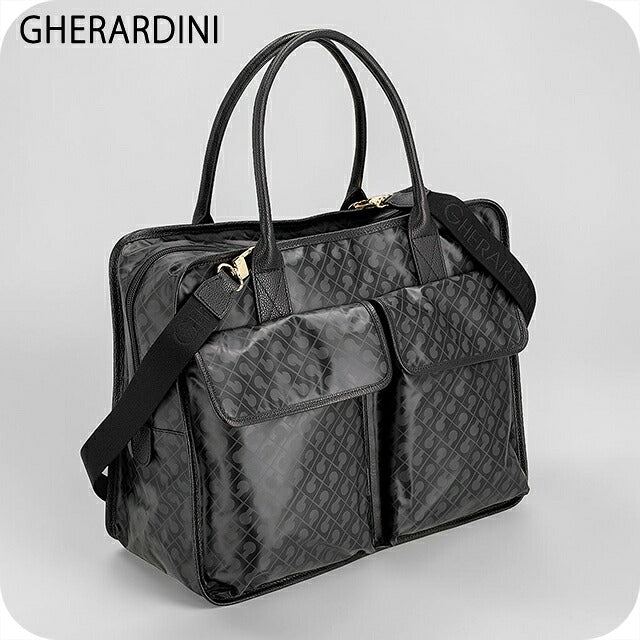 ゲラルディーニ ハンドバッグ レディース ブランド GHERARDINI Italy GHB0246 EXCAL ブラック 軽量 小さめ 手提げ 高級 おしゃれ プレゼント 女性 実用的 かわいい