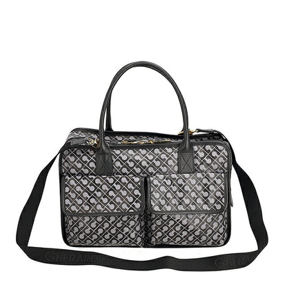 ゲラルディーニ ハンドバッグ レディース ブランド GHERARDINI Italy GHB0247 GRANI グレー/ブラック 軽量 小さめ 手提げ 高級 おしゃれ プレゼント 女性 実用的 かわいい