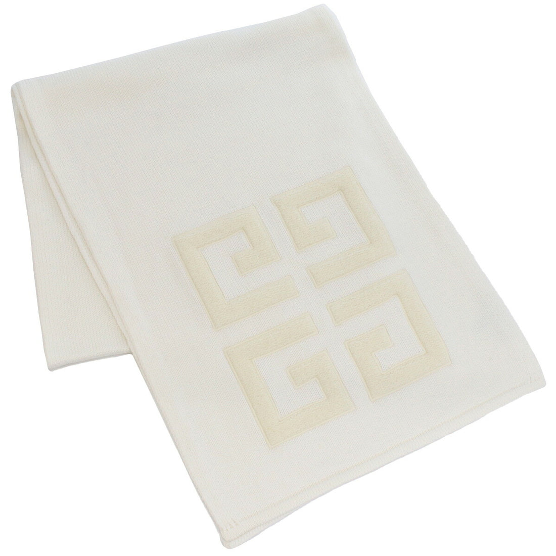 ジバンシー マフラー レディース ウール100% イタリア BG0086 ホワイト系 小物 GIVBG0086011