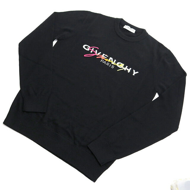 ジバンシー ニット メンズ ブランド GIVENCHY BM90B1 ブラック ウェア