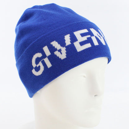 ジバンシー ニットキャップ メンズ ウール100% イタリア BPZ016 ブルー系 小物 GIVBPZ016011