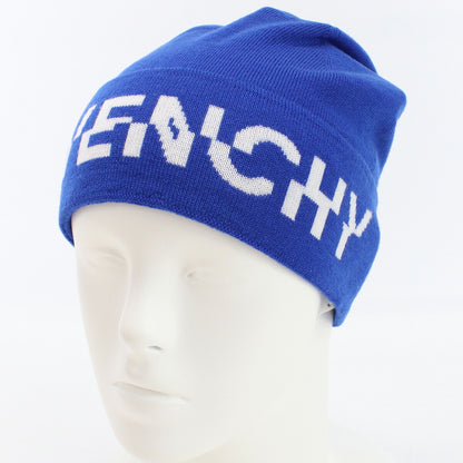 ジバンシー ニットキャップ メンズ ウール100% イタリア BPZ016 ブルー系 小物 GIVBPZ016011