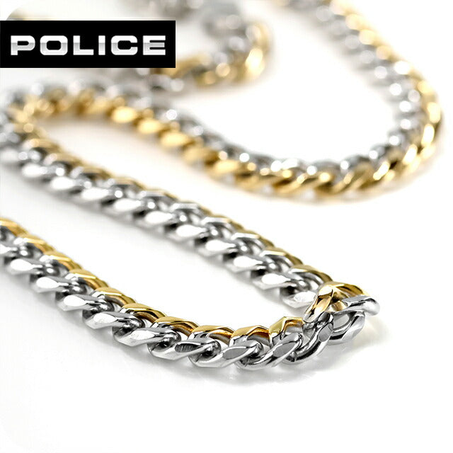 ポリス ネックレス メンズ ブランド POLICE LONG-LASTING GN0006602 シルバー ゴールド アクセサリー GN0006602