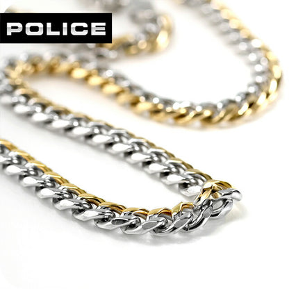ポリス ネックレス メンズ ブランド POLICE LONG-LASTING GN0006602 シルバー ゴールド アクセサリー GN0006602