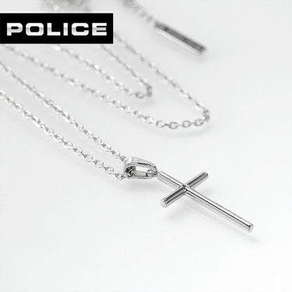 ポリス ネックレス メンズ ブランド POLICE WRANGE 十字架 クロス GN0010901 シルバー アクセサリー GN0010901