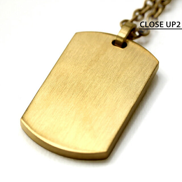 ポリス ネックレス メンズ ブランド POLICE IDENTITY プレート GN0041002 ゴールド アクセサリー GN0041002