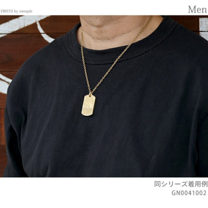ポリス ネックレス メンズ ブランド POLICE IDENTITY プレート GN0041002 ゴールド アクセサリー GN0041002