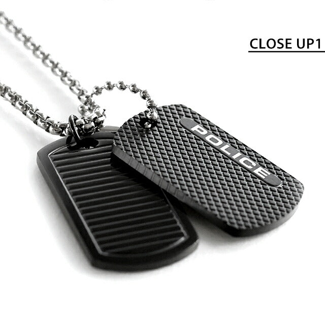 【新品】ポリス POLICE ジュエリー・アクセサリー メンズ GN0042001 DOUBLETAG ポリス ネックレス メンズ ブランド POLICE DOUBLETAG プレート