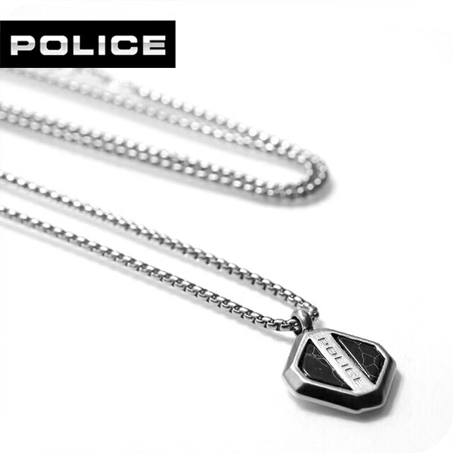 ポリス ネックレス メンズ ブランド POLICE DOLOMITE GN0078401 シルバー ブラック アクセサリー GN0078401