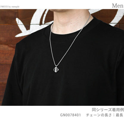 ポリス ネックレス メンズ ブランド POLICE DOLOMITE GN0078401 シルバー ブラック アクセサリー GN0078401