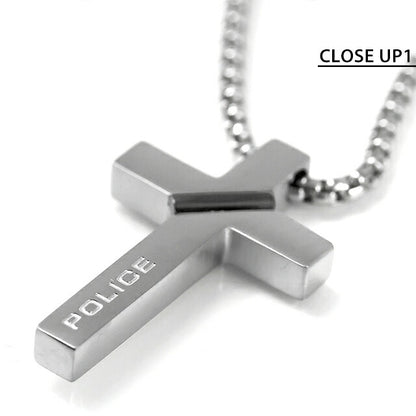 ポリス ネックレス メンズ ブランド POLICE CROSSBOND 十字架 クロス GN0082002 シルバー アクセサリー GN0082002