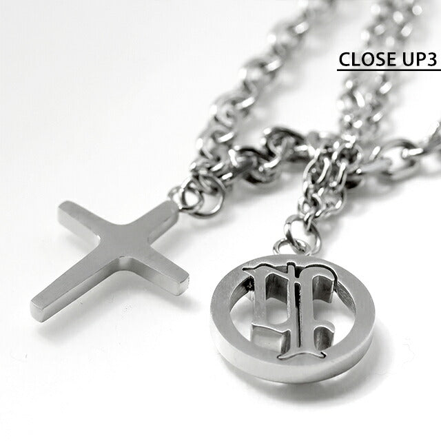【新品】ポリス POLICE ジュエリー・アクセサリー メンズ GN0085301 DUALITY ポリス ネックレス メンズ ブランド POLICE DUALITY 2連 十字架 クロス