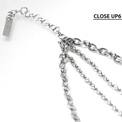 ポリス ネックレス メンズ ブランド POLICE DUALITY 2連 十字架 クロス GN0085301 シルバー アクセサリー GN0085301