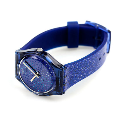 スウォッチ レディース 腕時計 ブランド BLUMINO クオーツ GN270 時計 ブルミノ 34mm ブルー GN270