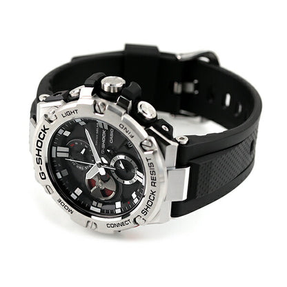gショック ジーショック G-SHOCK Gスチール クロノグラフ モバイルリンク Bluetooth GST-B100-1AER 腕時計 ブランド カシオ メンズ GST-B100-1AER